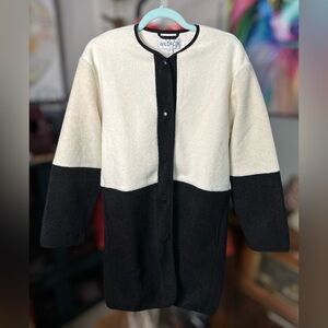 Wildfox Beverly Colorblock Car Coat